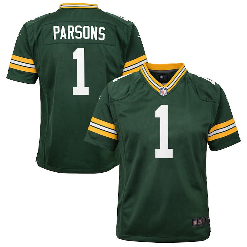 None Micah Parsons Green Bay Packers Historic Franchise Game Jersey