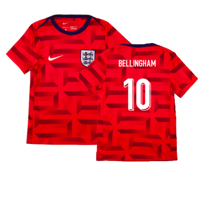 Kids England Team Traditional Home Soccer Jersey