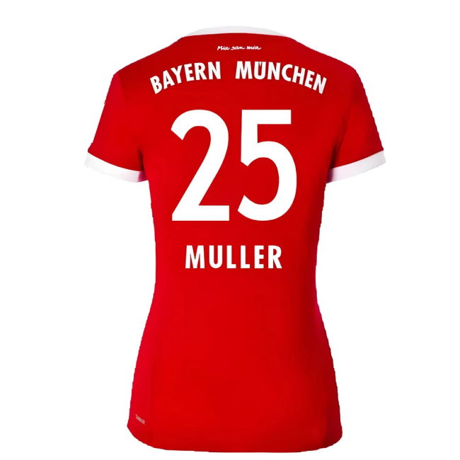 Premium Quality Fan Gear Bayern Muller #25 2025-2026 Campaign Jersey