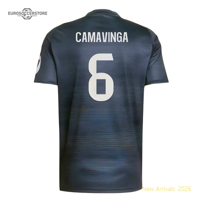 Elite Real Madrid Away Camavinga Jersey 2025-2026 Quick-dry