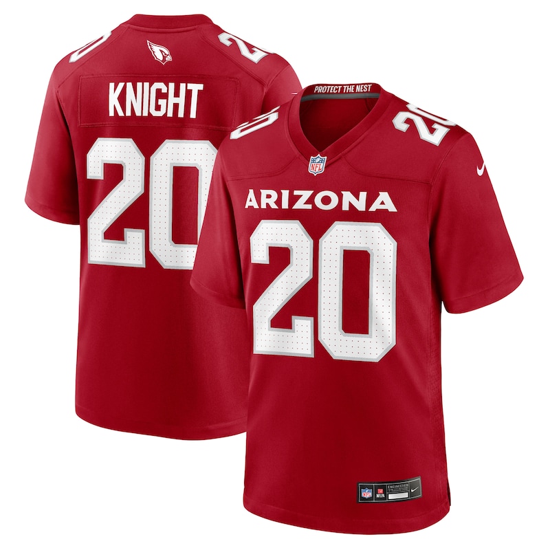 None Zonovan Knight AZ Cardinals Premium Game Jersey Football Apparel