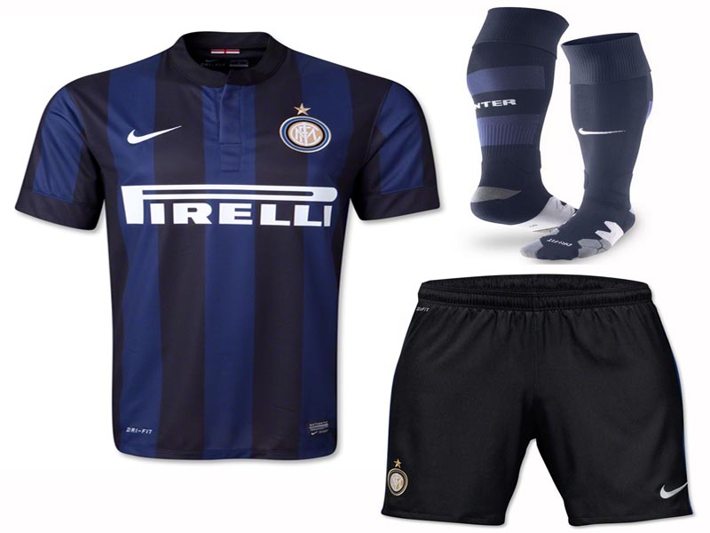 13-14 Inter Milan Home Soccer Whole KitShirtShortSocks - Official