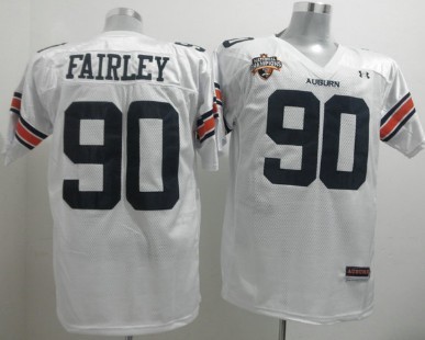Men's None White 2024 home jersey Nick Fairley #90 team authorized