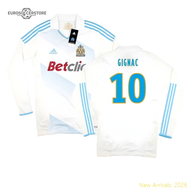 Superior Olympique Marseille 2011-12 Player Spec Long Sleeve Home S