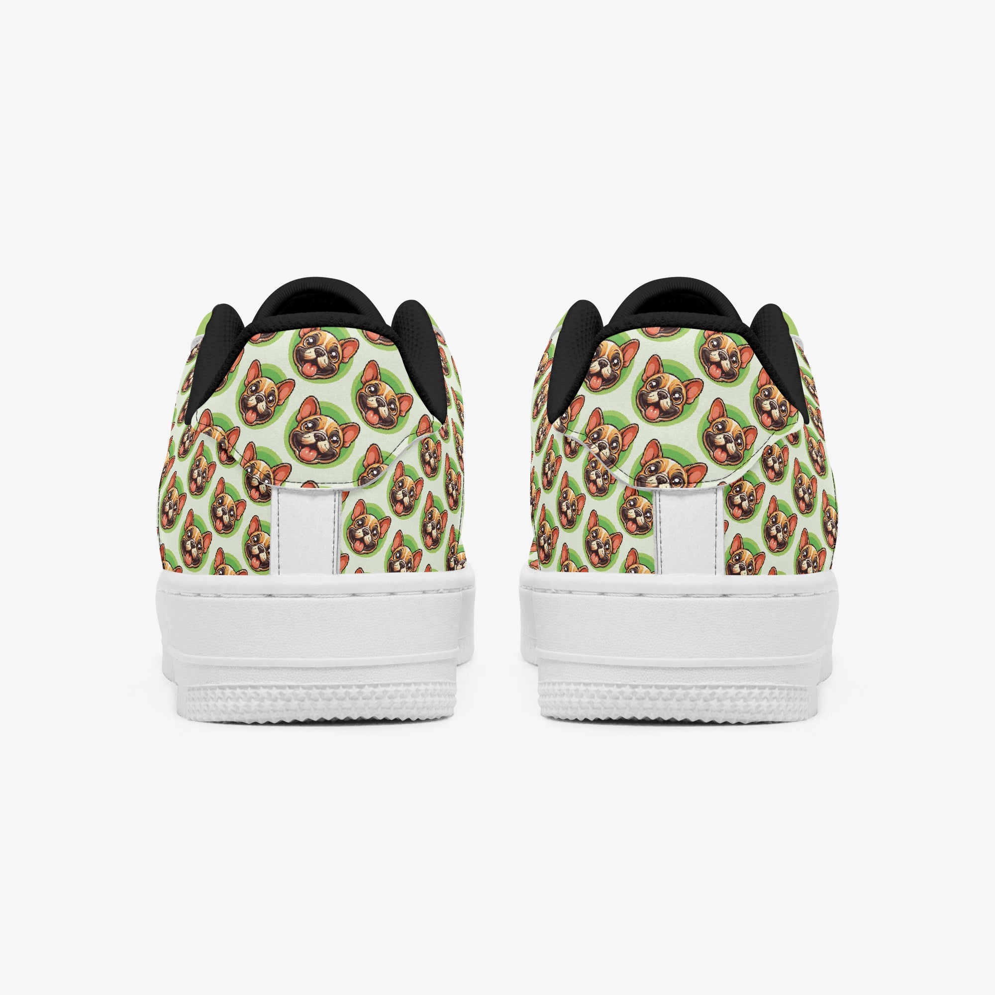 Trendy Piglet - Low-top Leather Sneakers for Pet Enthusiasts Stylish