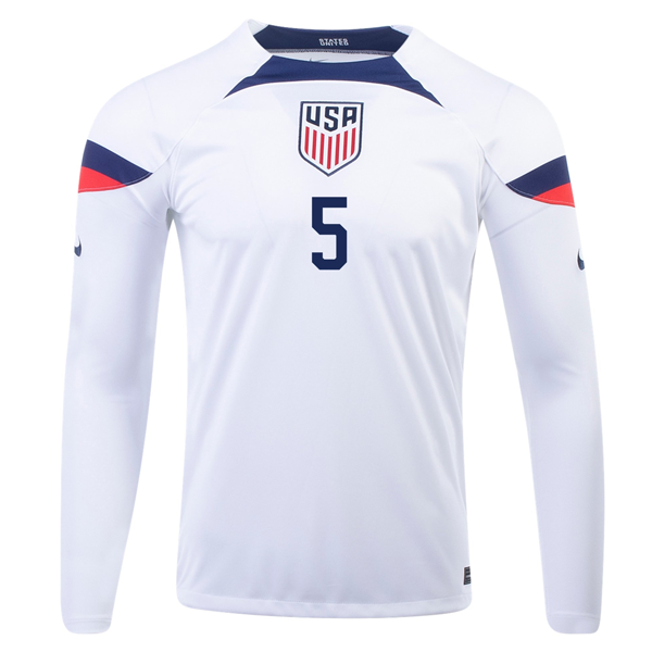 USA 2022-2023 Home Football Jersey –  Fan Version S