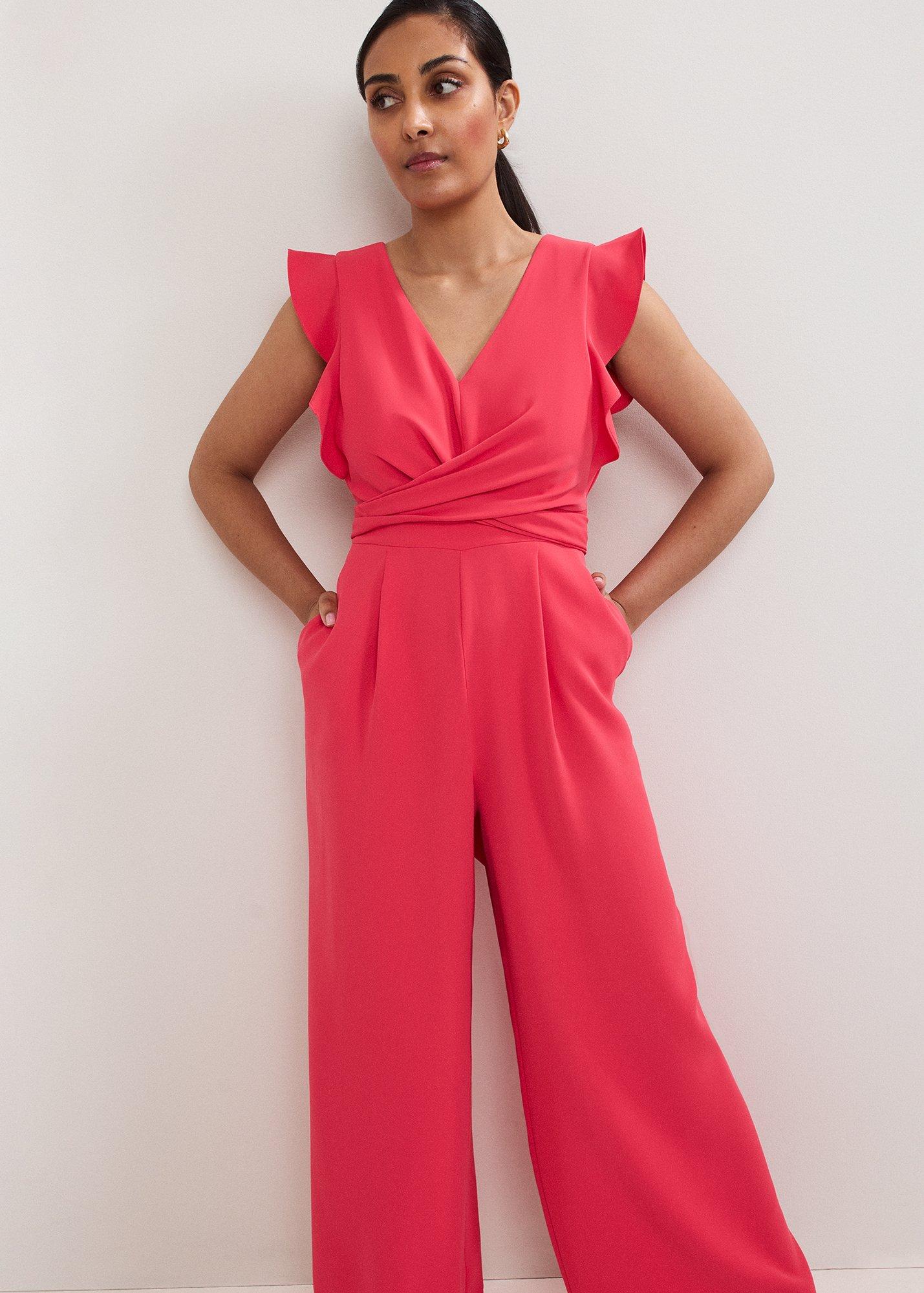 Petite Ayla Ruffle Jumpsuit