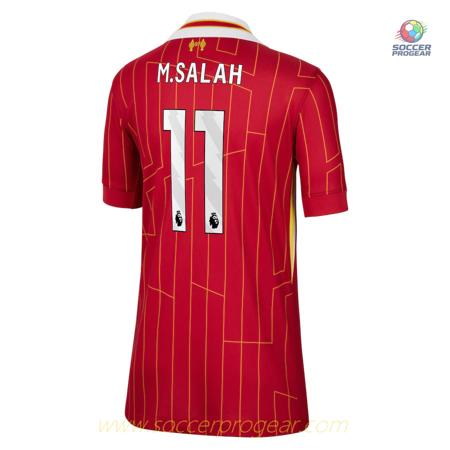 Liverpool Home Child Kit Shirt 2024-2025 Season Salah