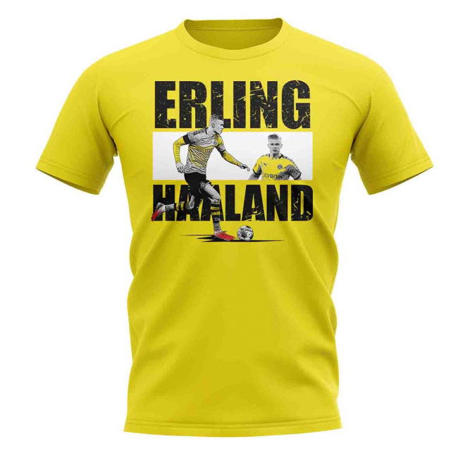 Erling Haaland Player Collage official style T-Shirt (Unisex