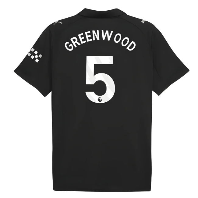 Elite Performance Football Man City Away Shirt Greenwood #5 2024-2...