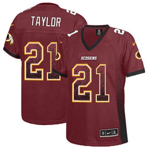 Official NFL Washington Redskins #21 Sean Taylor Red Elite Jersey