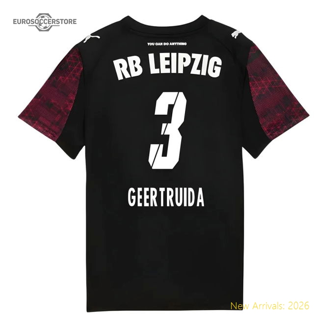 Professional-Grade 2025-2026 Red Bull Leipzig Third Shirt (Kids) (Geertruida