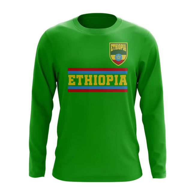 Climate-Control Ethiopia Core Football Country Long Sleeve T-Shirt