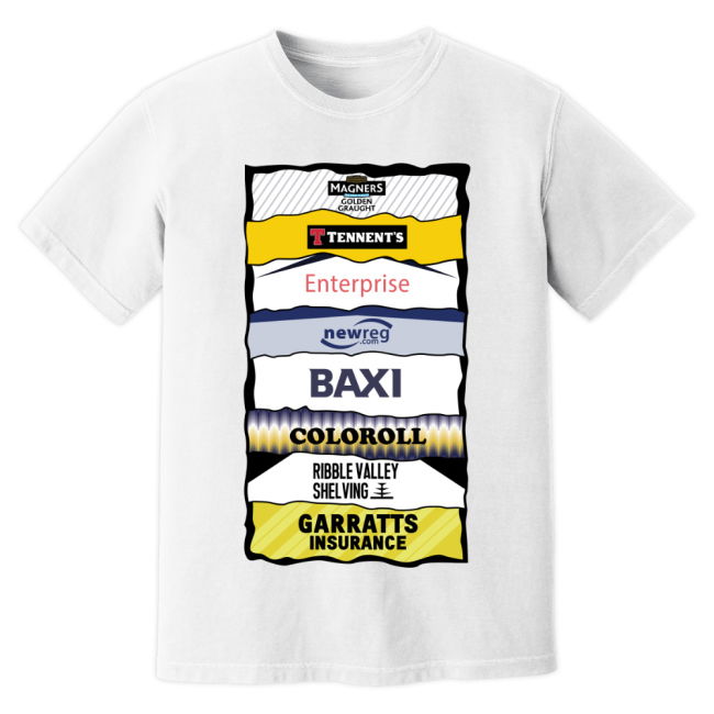 Preston Sponsor History T-Shirt - White (Unisex