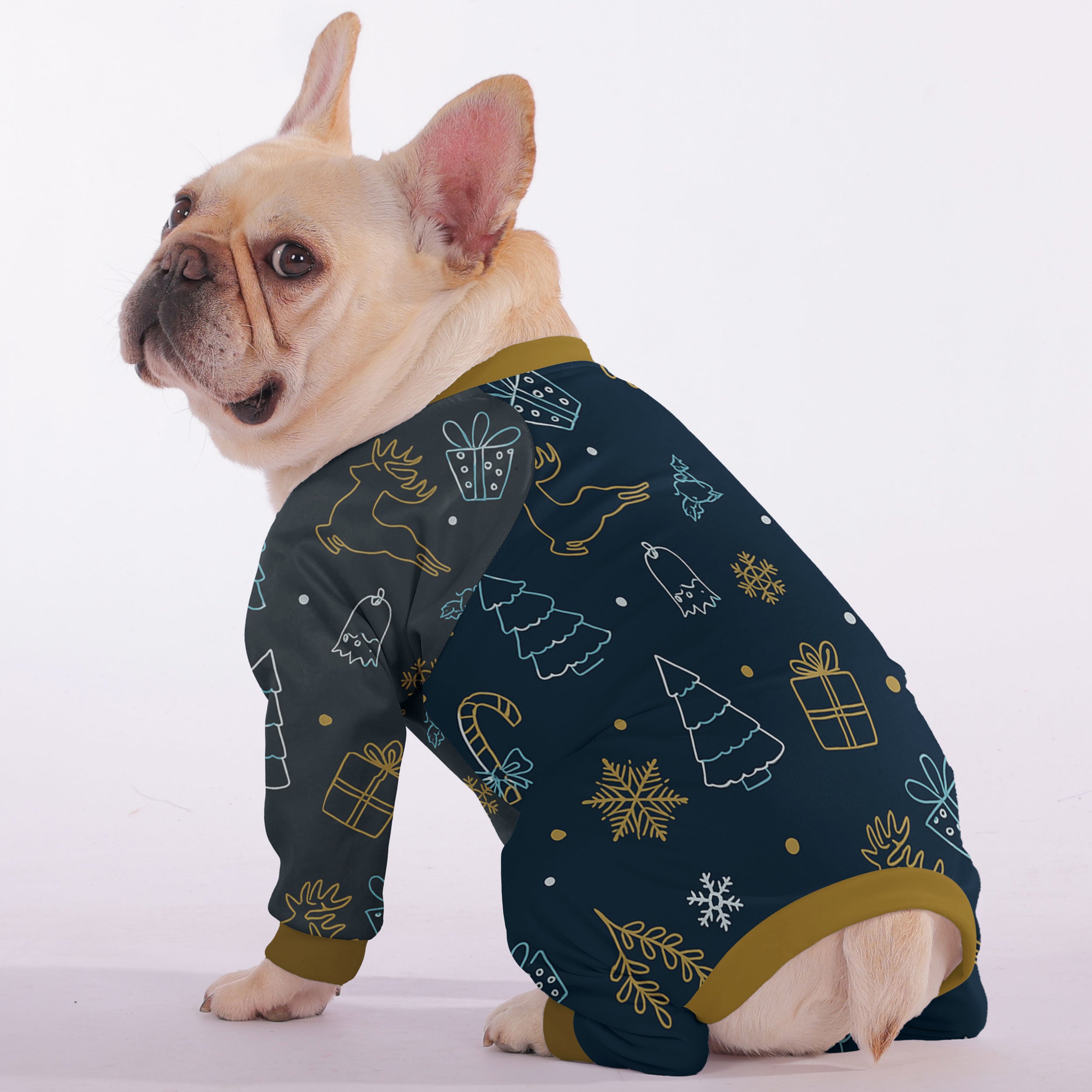 Non-slip Echo - Non-slip Frenchie Pajama For Frenchie Pups