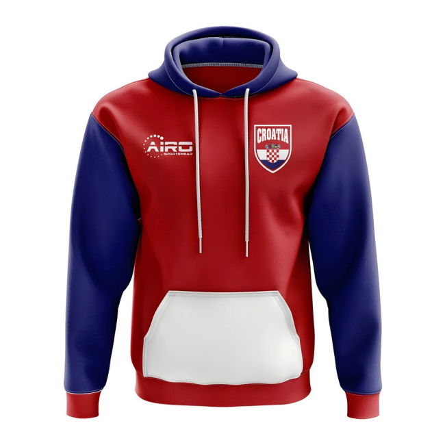 Croatia Concept Country Football Hoody (Red)