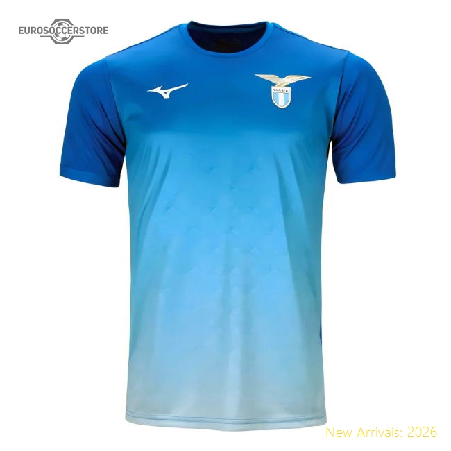 Authentic 2024-2025 Lazio Graphic Training Shirt (Royal)
