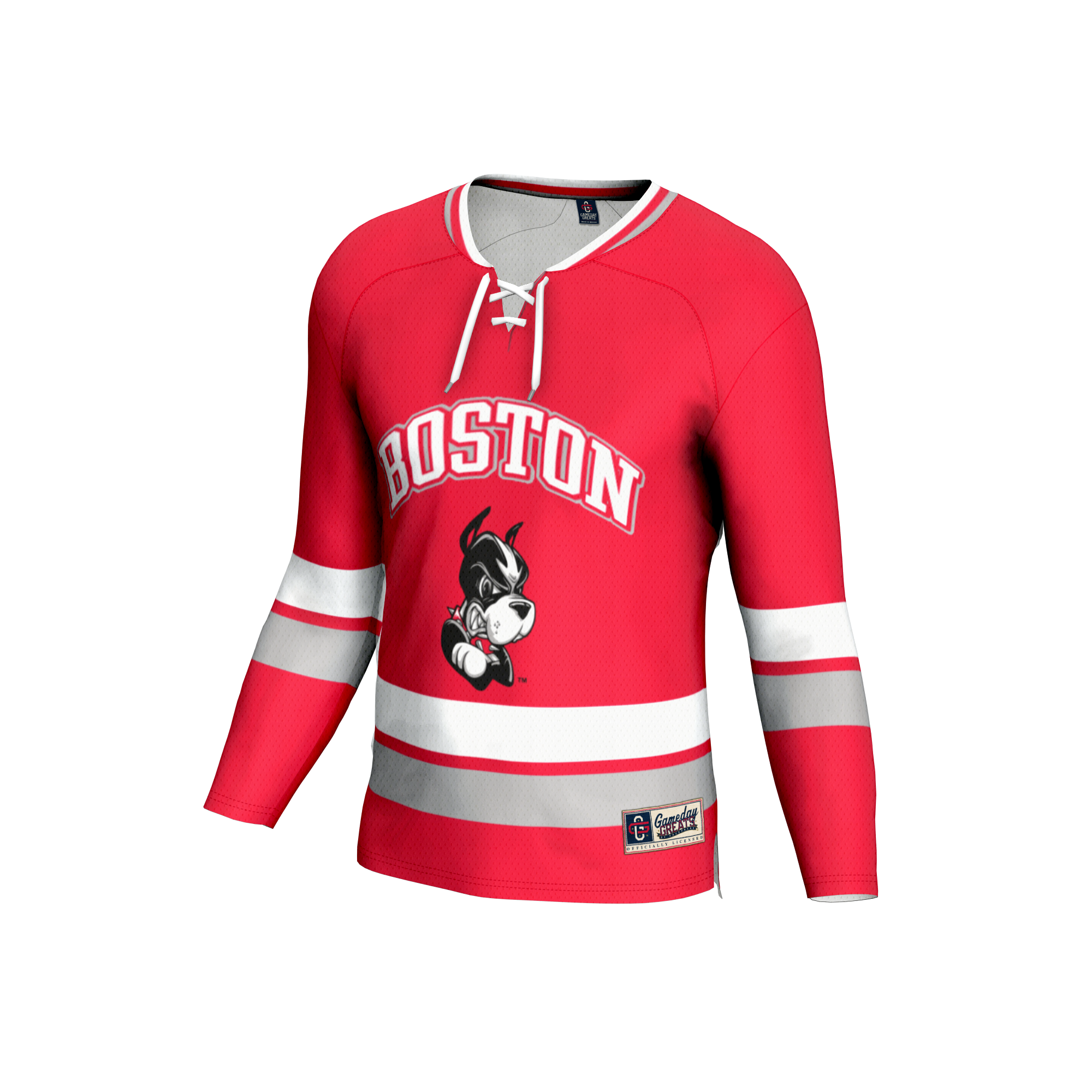 [DDG] Boston University GameDay Greats Youth Lightweight Men's Hockey Team Fashion Jersey - Scarlet