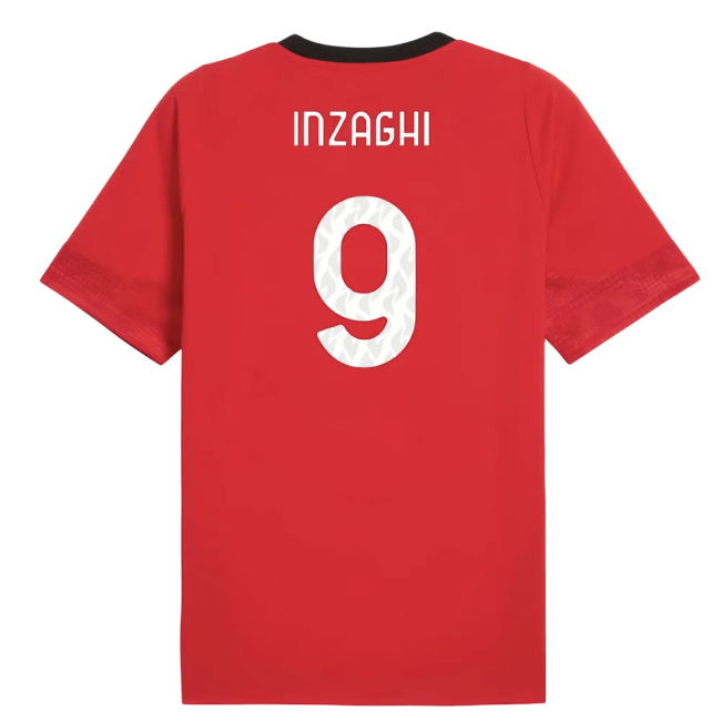 2025-2026 AC Milan Football Club Training Shirt (Inzaghi 9)
