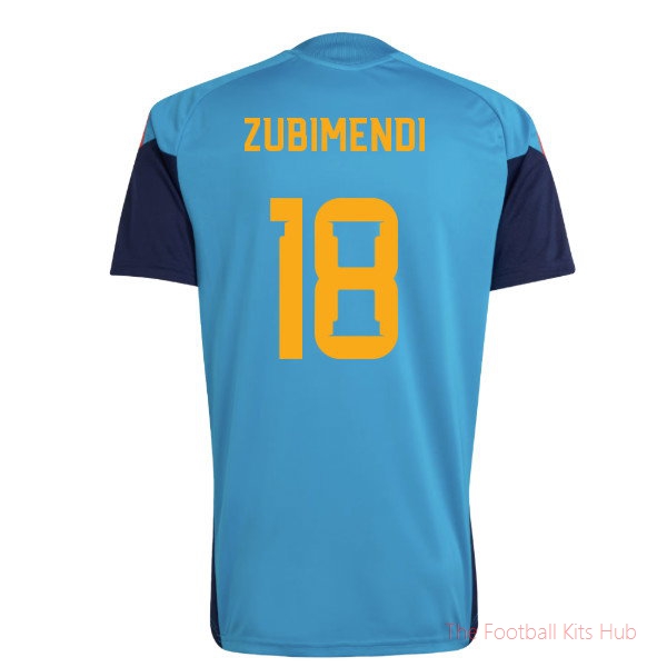 [EFS] 2026/27 Spain Training Jersey (Bold Aqua) (Zubimendi 18)