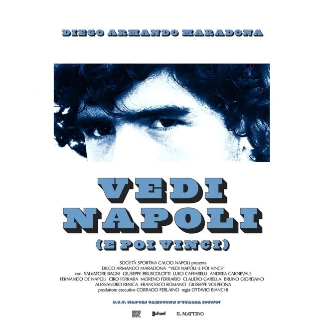 Pennarello: Vedi Napoli e poi vinci 1986 - White