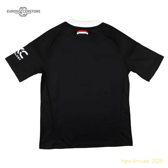 High-Quality 2024-2025 Man Utd Third Goalkeeper Shirt Black - Kids