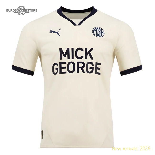 Peterborough United Away Kit 2024-2025 Game Day Jersey
