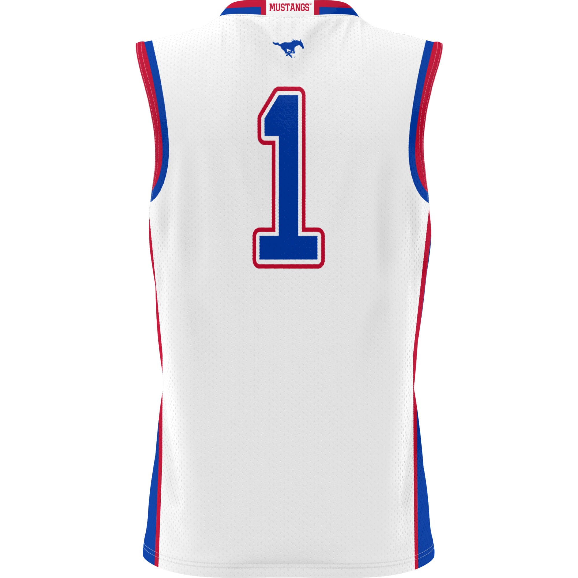 [NJP] SMU Mustangs GameDay Greats Youth Lightweight Basketball Jersey - White