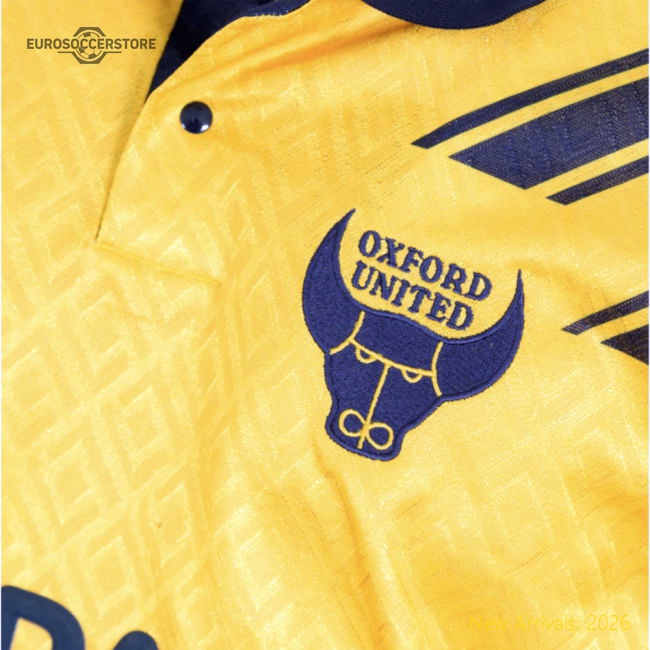 1991-1993 Oxford United Home Retro Shirt Player Replica