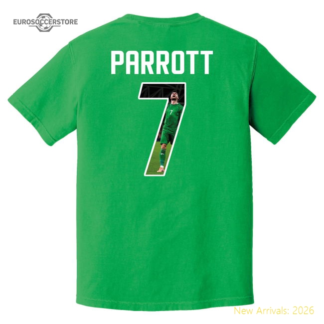 Troy Parrott Number 7 T-Shirt (Green)