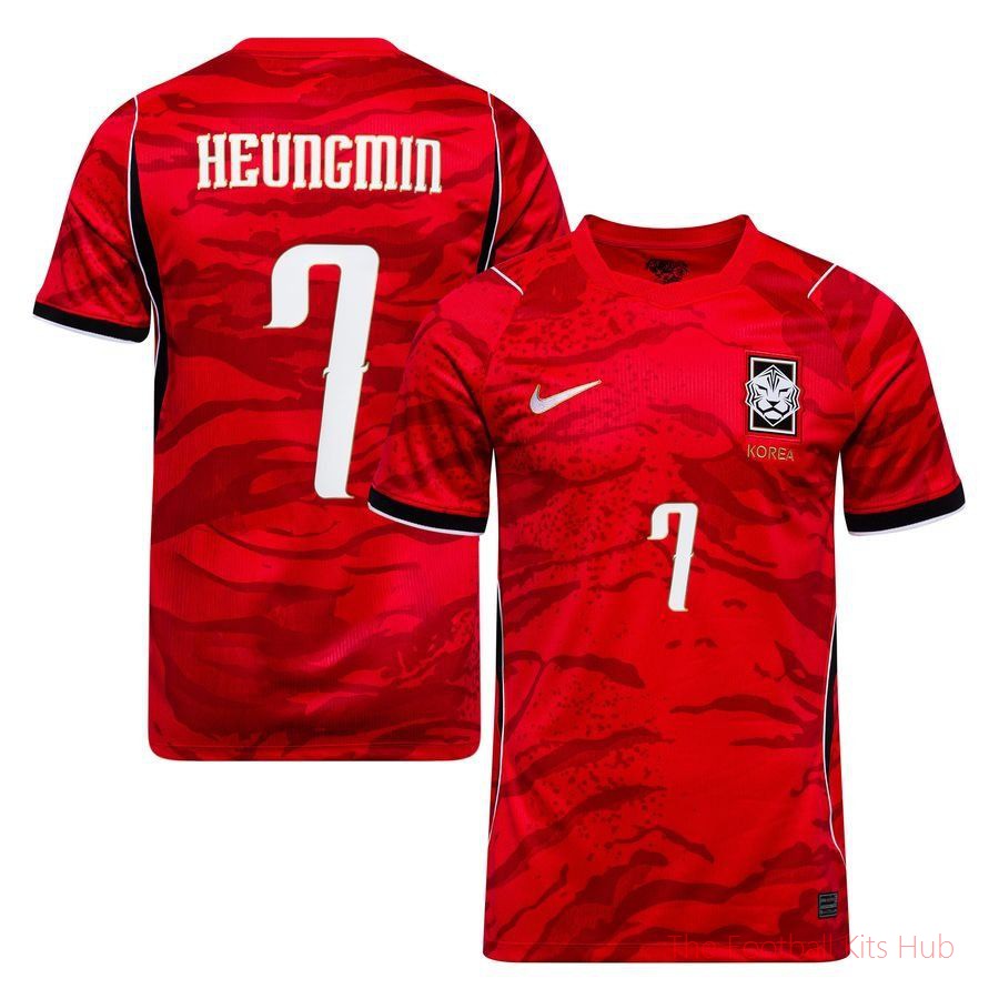 South Korea Home Shirt World Cup 2026 HEUNGMIN 7