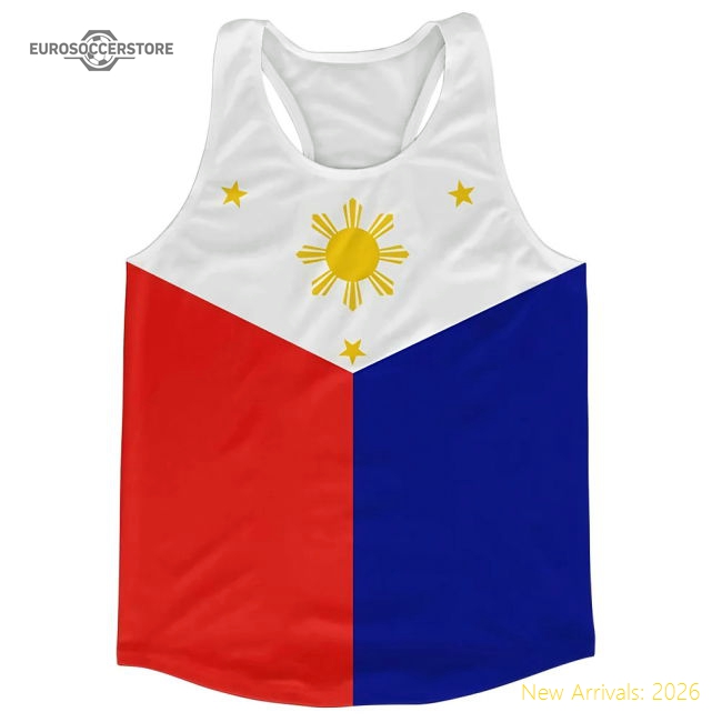 Phillippines Flag Running Vest - Fantastic Value - Supporter Edition