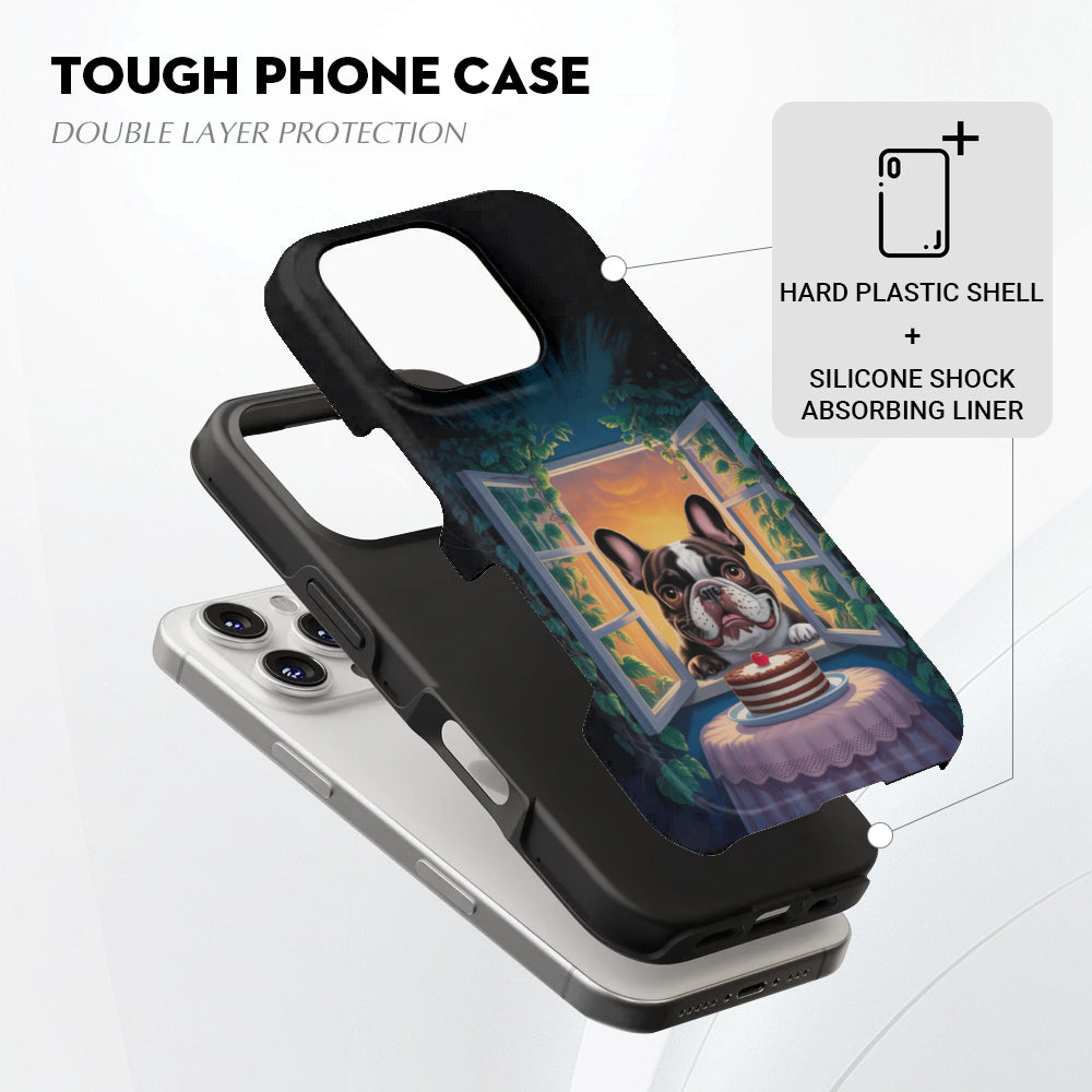 Pet-Lover Willow - Dual-layer Iphone Case for Casual Outings Durable