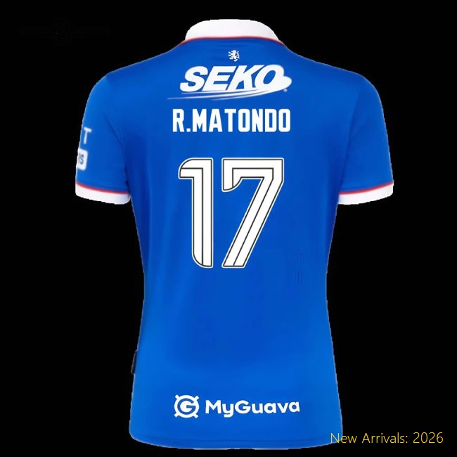 S Rangers Female 2025 Home Jersey Shirt Football Fan Football Fan Match Day Supporter Collection