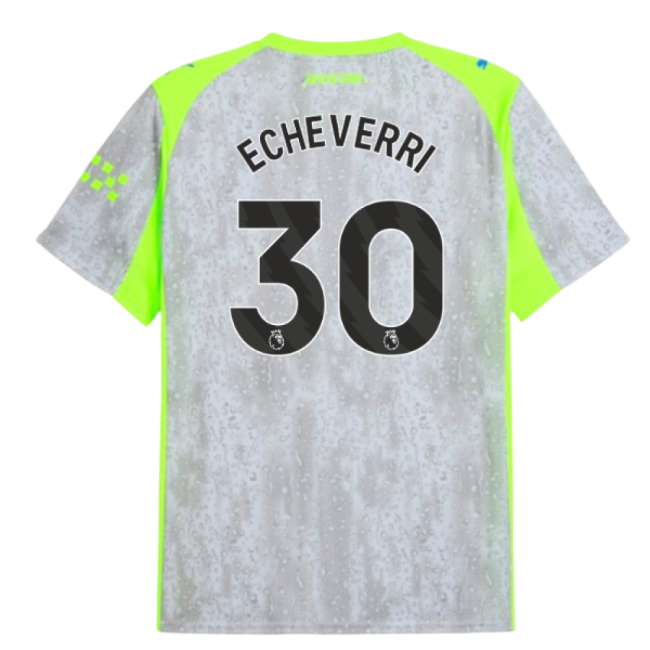 Premium 2025-2026 Man City Third Shirt (echeverri 30) - Premium