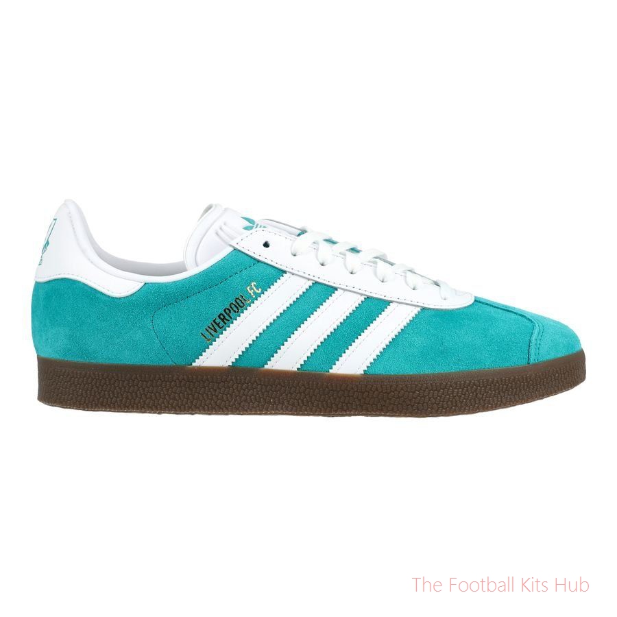 adidas Sneaker Gazelle Liverpool 3rd - Sea Green/Footwear White/Gum Dark Brown