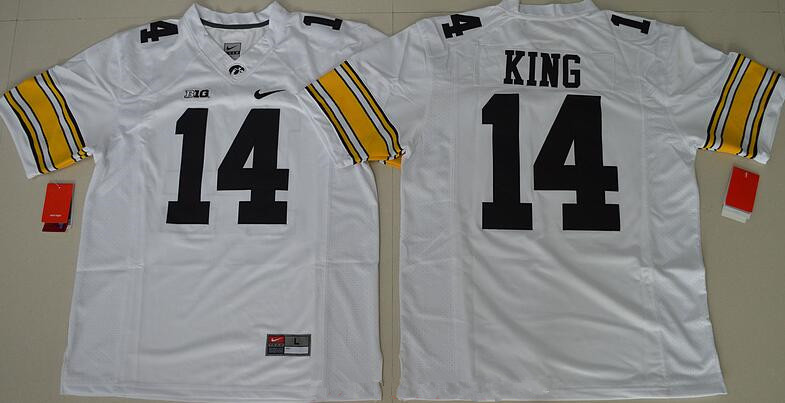 Men's None White 2024 game day Desmond King #14 alternate jersey