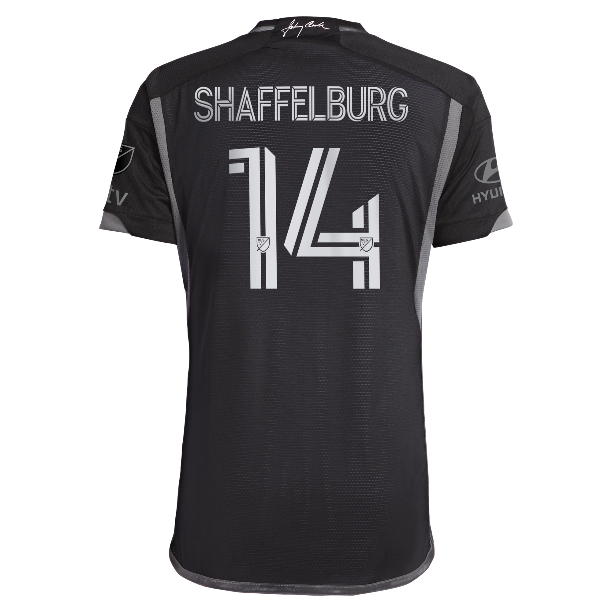 [SD] Jacob Shaffelburg Nashville SC 2024 Man In Black Kit Authentic Player Jersey - Black