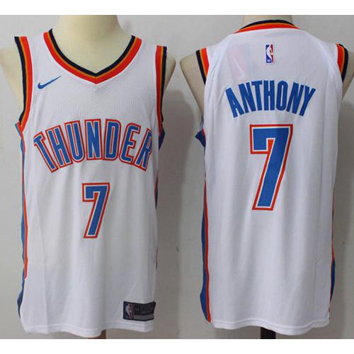 Oklahoma City Thunder Carmelo Durable Design Jersey Modern Design #7