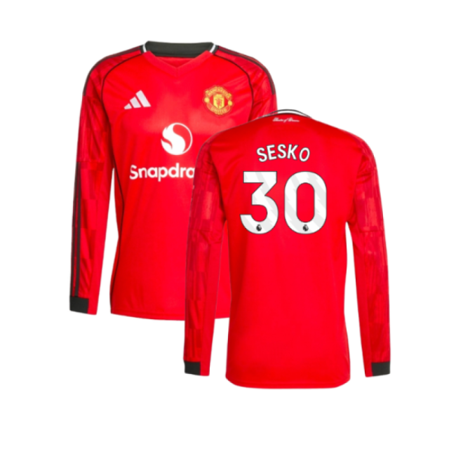 2025-2026 Man Utd Official Home - Classic Comfort Fit - Easy Care