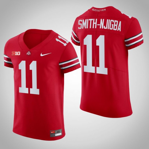 Men Ohio State Buckeyes #11 Jaxon Smith-njigba Men White V2c Jersey