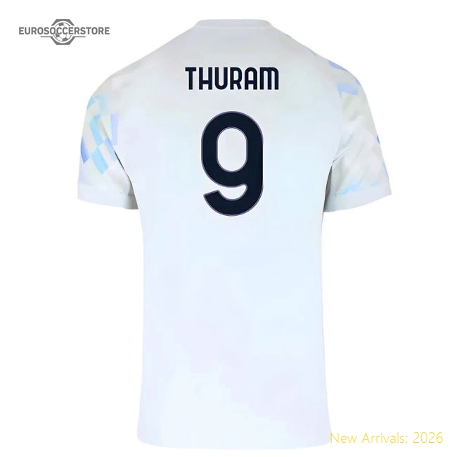 Outstanding 2025-2026 Inter Milan Away Shirt (thuram 9)