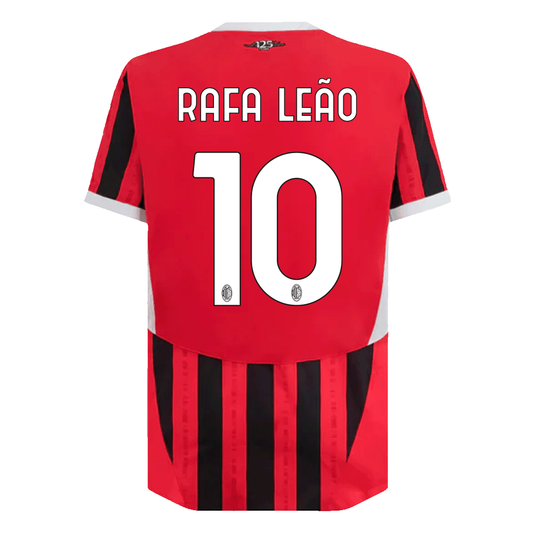 Player Version Rafael Le?o #10 AC Milan Home Soccer Jersey 2024/25Auth