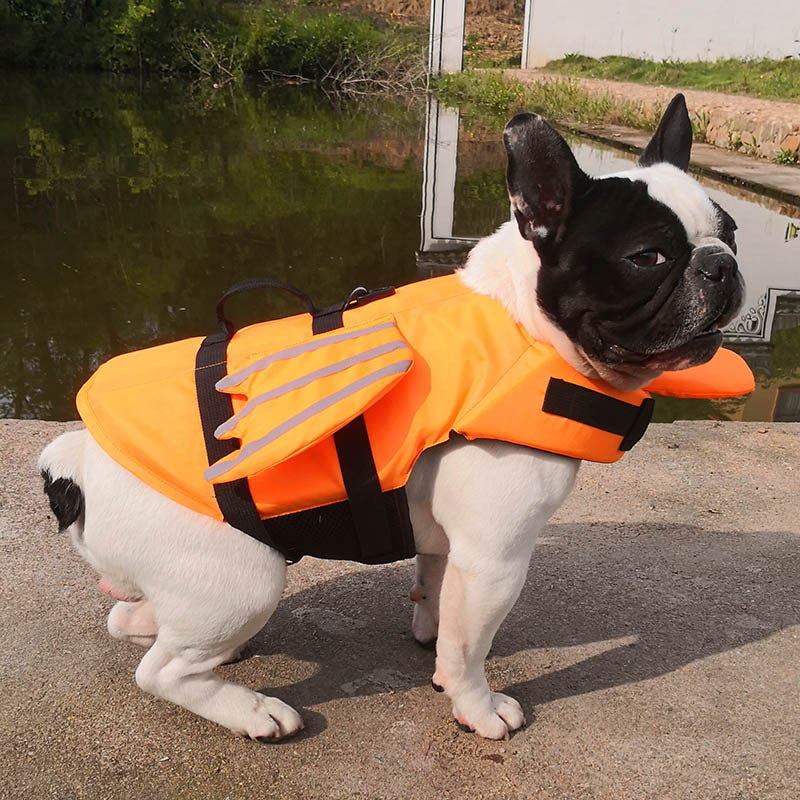 Durable Floatpro French Bulldog Life Swimming Vest for Dog Owners