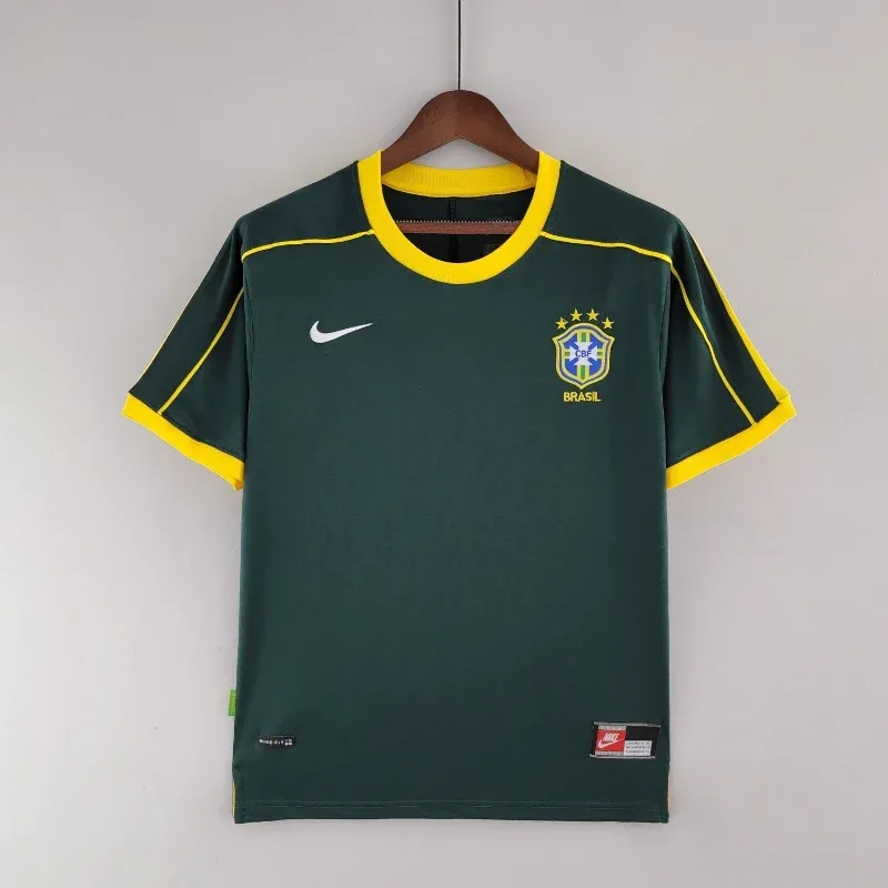 Cheap 1998 Brazil Goalkeeper Soccer retro kit
