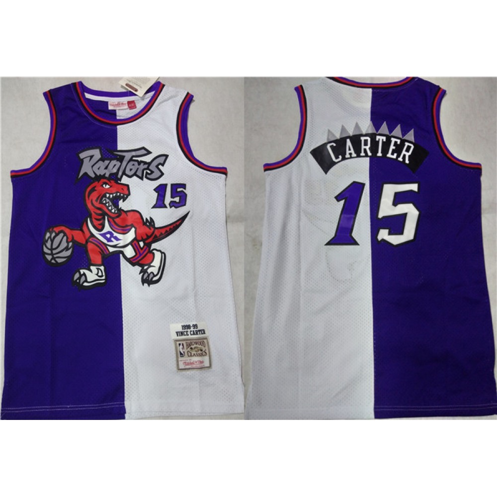 Performance Rare Men's TOR #15 Vince White Basketball Jersey
