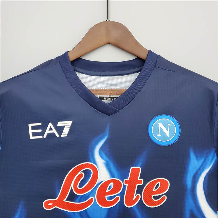 22-23 Napoli Home Blue Soccer Jersey Football Shirt - Official