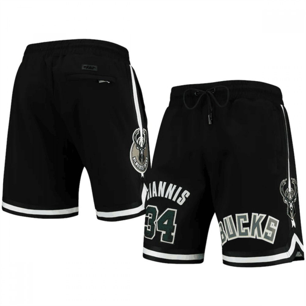 Fan Favorite Performance Men's Bucks #34 Giannis Black Basketball Jersey