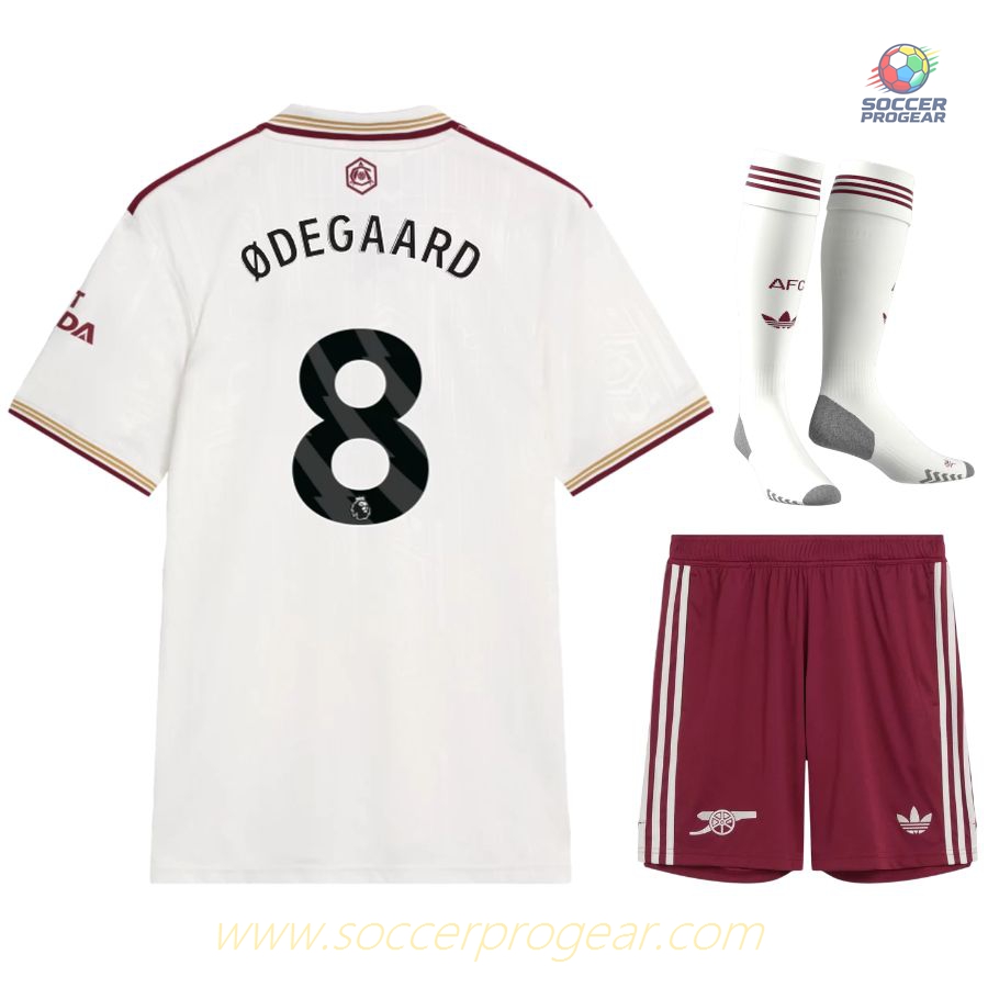Arsenal Third Football Jersey Child Football Jersey 2025-26 Edition Odegaard