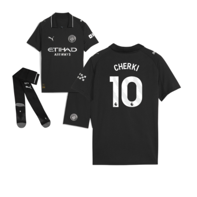 2025-2026 Man City Away Mini Kit (Cherki 10)